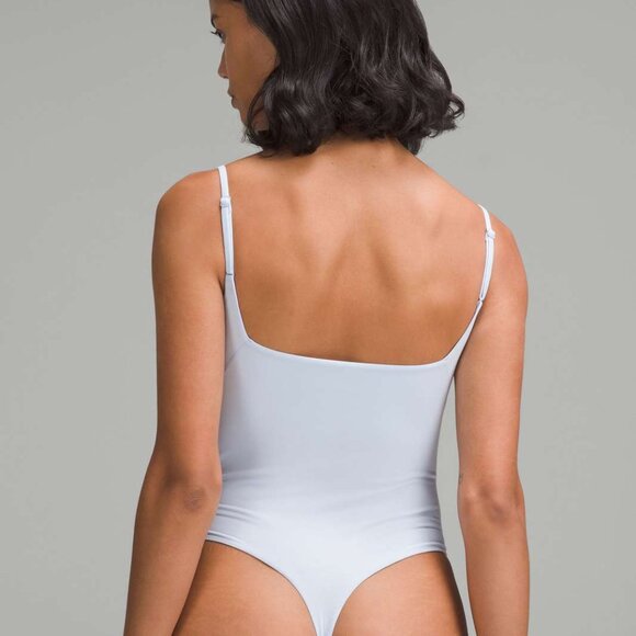 Lululemon Wundermost Ultra-Soft Nulu Square-Neck Spaghetti-Strap Bodysuit - Picture 2 of 5